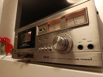 Akai - CS-702DII Lecteur-enregistreur de cassettes, Audio, Tv en Foto, Nieuw