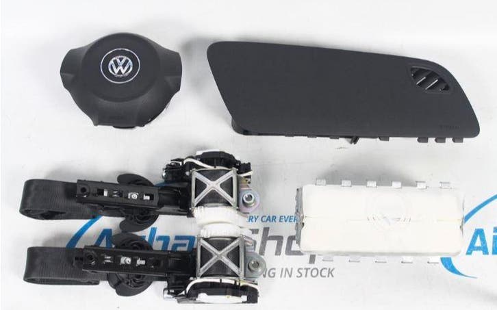 AIRBAG SET – PANEEL VOLKSWAGEN POLO 6R (2009-2014), Auto-onderdelen, Dashboard en Schakelaars, Gebruikt, Volkswagen