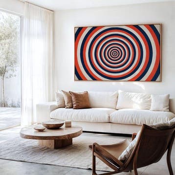 Iconica - Hypnotic Rings - unique 1/1 XXL (100 x 150 cm)