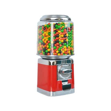Kauwgomballen Automaat Gumball Machine 41cm Rond Rood 32mm, Verzenden