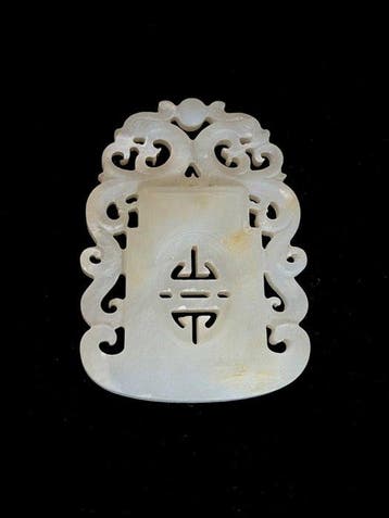 hanger - Nefriet Jade - China - 20e eeuw