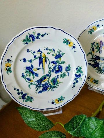 Villeroy & Boch - Phoenix Blau 6x Kuchenteller –