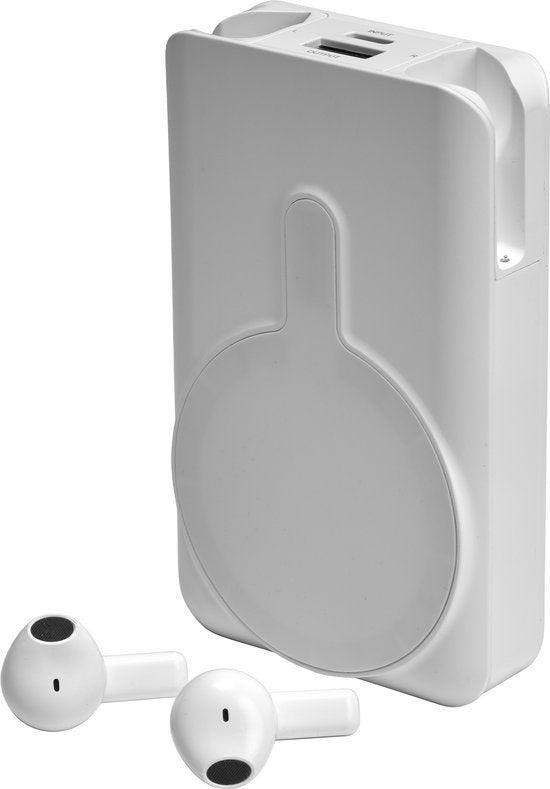 2dekans | Denver Powerbank met Draadloze Oordopjes - 2-in-1, Télécoms, Téléphonie mobile | Accessoires & Pièces, Enlèvement ou Envoi