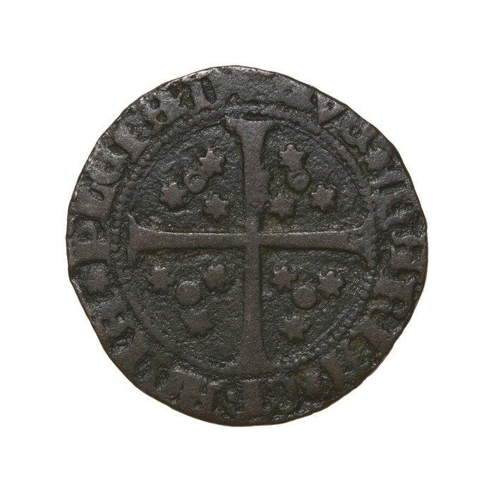 Portugal. D. Pedro I/D. João I (1357-1433). Conto para, Timbres & Monnaies, Monnaies | Europe | Monnaies non-euro