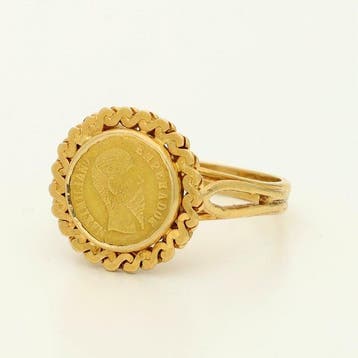 Bague - 18 carats Or jaune - Muntring