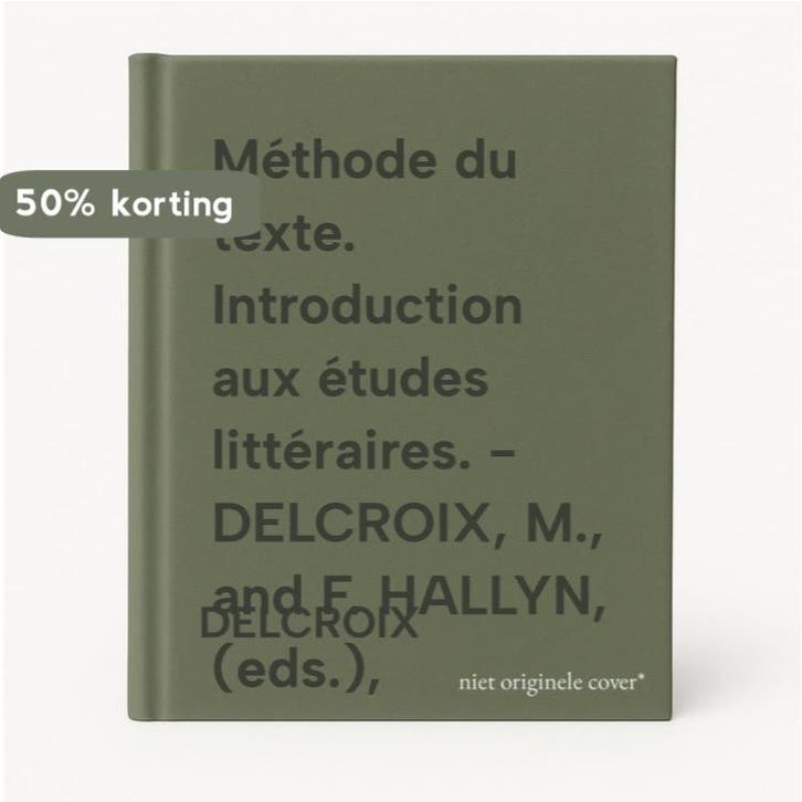 Méthode du texte. Introduction aux études littéraires. -, Livres, Langue | Français, Envoi