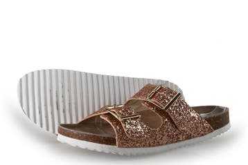 Colors of California Slippers in maat 40 Goud, Kleding | Dames, Schoenen, Slippers, Overige kleuren, Verzenden, Zo goed als nieuw