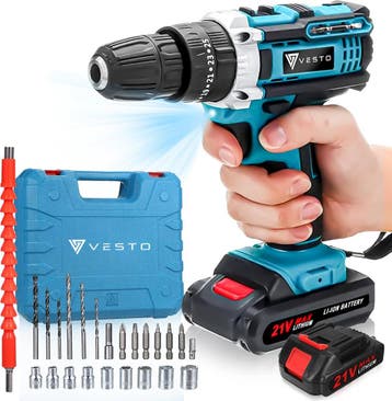 Vesto® PowerDrive Accuboormachine - Accu Schroefboormachine, Verzenden