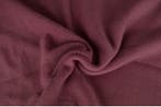 10 meter fleece stof - Donker oud roze - 100% polyester, Verzenden