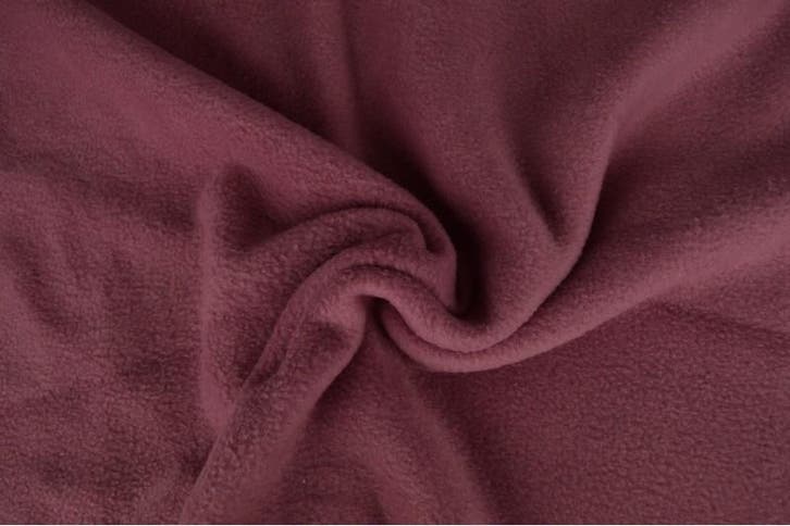 10 meter fleece stof - Donker oud roze - 100% polyester, Hobby & Loisirs créatifs, Tissus & Chiffons, Envoi