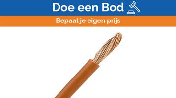 Bieden: H07V-K 2.5mm Flexible Installation Wire Brown, Ophalen of Verzenden, Nieuw
