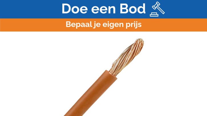 Bieden: H07V-K 2.5mm Flexible Installation Wire Brown, Sports nautiques & Bateaux, Instruments de navigation & Électronique maritime