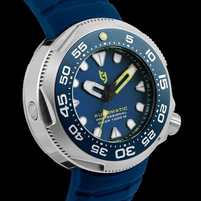 Tecnotempo - Divers 1000M Professional Diver - Automatic, Handtassen en Accessoires, Horloges | Heren