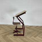 complete set 10x schooltekentafel en 10x stoel , beuken -