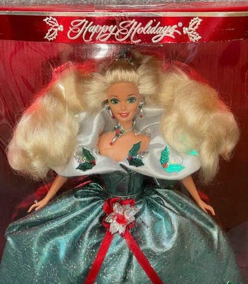 Barbie - Poupée Barbie Happy Holidays Barbie - 1990-2000