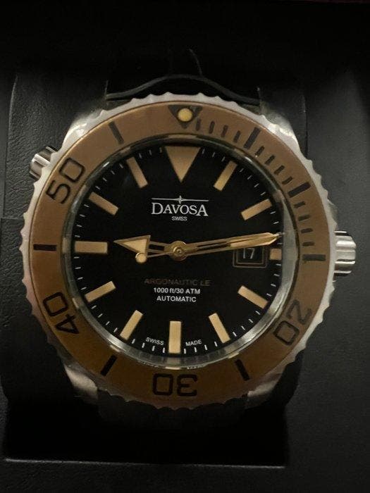 Davosa - Argonautic Bronze TT 1/300! (158) - 161.526.55 -, Handtassen en Accessoires, Horloges | Heren