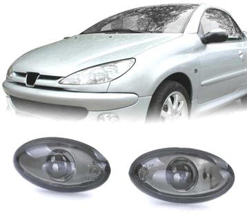 CLIGNOTANTS LATÉRAUX PEUGEOT 206 98-09 307 01-05 NOIR, Verzenden