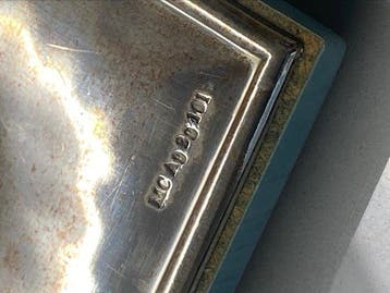 Fotolijst - Zilver - Zilveren lijst, Antiek en Kunst