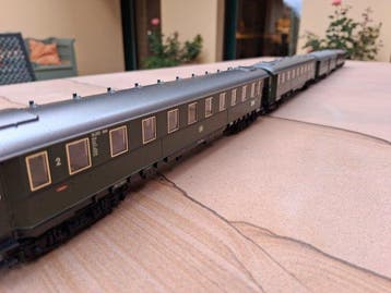Märklin H0 - 4131/4134/4139/4140 - Modeltrein personenwagen, Hobby & Loisirs créatifs
