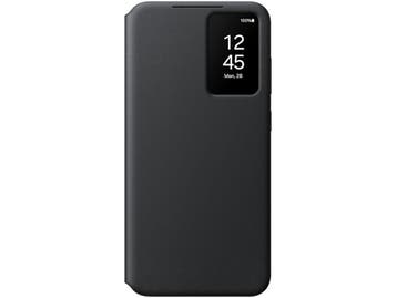 Samsung Galaxy S24+ - Smart View Case - Pashouder - Zwart, Télécoms, Téléphonie mobile | Housses, Coques & Façades | Marques Autre