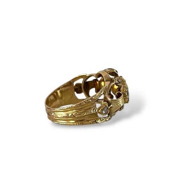 Ring - 18 karaat Geel goud, Handtassen en Accessoires, Ringen, Nieuw