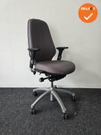 RH Logic 400 - beige stoffering  - Zilvergrijs voetkruis, Ophalen of Verzenden, Stoel