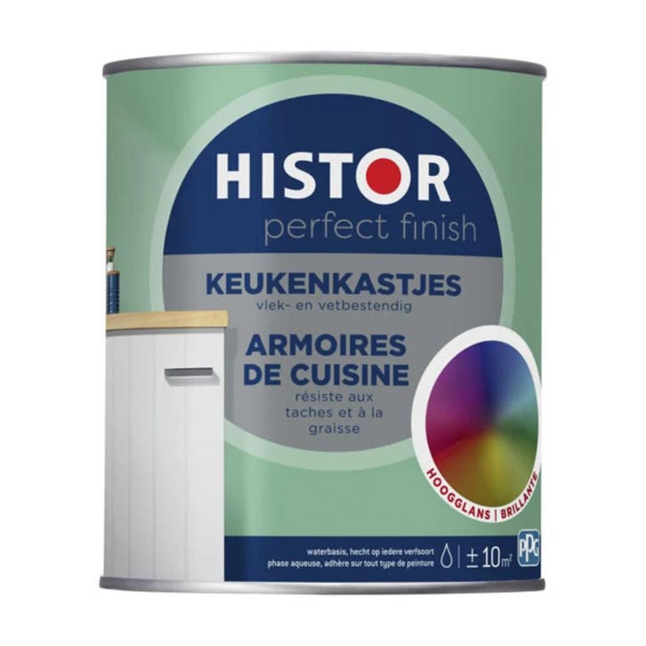 Histor Perfect Finish Keukenkastjes Hoogglans Mengkleur, Bricolage & Construction, Peinture, Vernis & Laque, Envoi