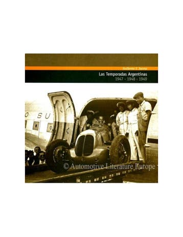 LAS TEMPORADAS ARGENTINAS 1947 - 1948 - 1949 BOEK VAN GUIL.., Ophalen of Verzenden