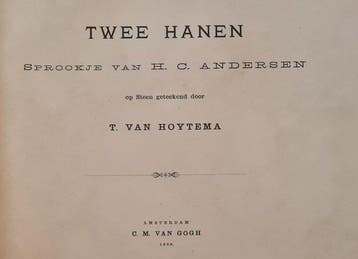 Theo Hoytema - Twee hanen, sprookje van H C Andersen - 1898