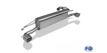 FOX Smart Fortwo 453 einddemper cross exit rechts/links incl, Autos : Pièces & Accessoires, Systèmes d'échappement, Verzenden