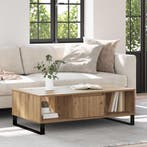 vidaXL Salontafel Artisan Eiken 104 x 60 x 35 cm Bewerkt, Verzenden, Nieuw