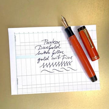 Parker - Duofold Senior Short - Pen, Nieuw
