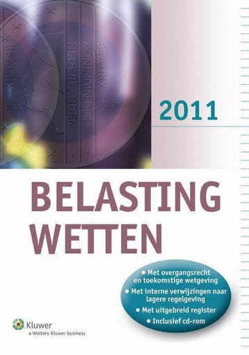 Belastingwetten 2011 9789013076660 A.W. Cazander, Verzenden, A.W. Cazander