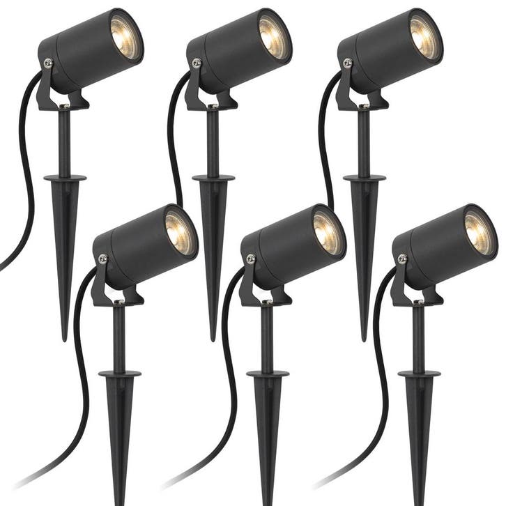 Tuinspots 6x Stark Tuinspot Antraciet met LED, Jardin & Terrasse, Éclairage extérieur, Envoi