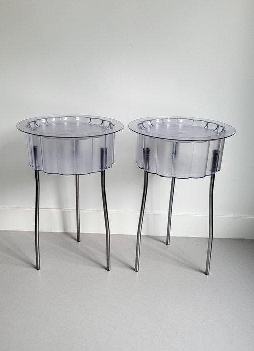 IKEA - Ehlén Johansson - Tables gigognes (2) - HATTEN -, Antiquités & Art, Antiquités | Meubles | Chaises & Canapés