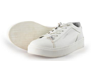 Bugatti Sneakers in maat 43 Wit, Kleding | Heren, Schoenen, Bugatti, Verzenden, Wit, Zo goed als nieuw