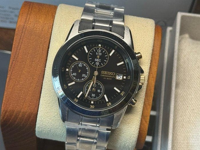 Seiko - Quartz JDM Chronograph - Zonder minimumprijs -, Bijoux, Sacs & Beauté, Montres | Anciennes | Antiquités