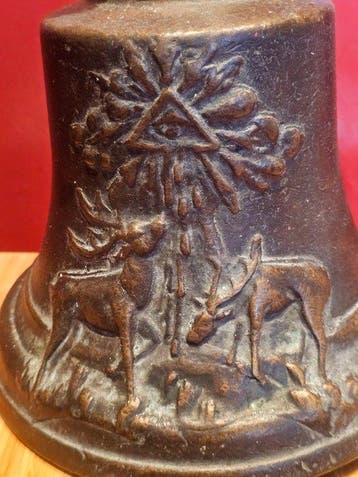 Decoratieve bel - Italië - Antieke/Monumentale Bel - 29,5 cm