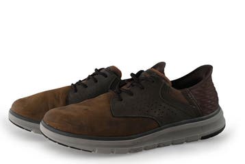 Skechers Instappers in maat 44 Bruin, Kleding | Heren, Bruin, Verzenden, Overige typen, Zo goed als nieuw