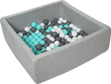 Speelgoed Ballenbad | Wit/Grijs/Turquoise | Premium | OP=OP, Enfants & Bébés, Jouets | Circuits, Ophalen of Verzenden, Racebaan