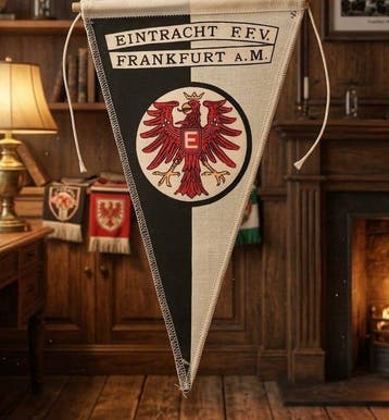 Eintracht Frankfurt - Fußball - 1960 - Vlag/wimpel, Nieuw