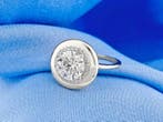 Ring - 14 karaat Witgoud - 2.12ct. tw. Diamant (Lab-grown) -