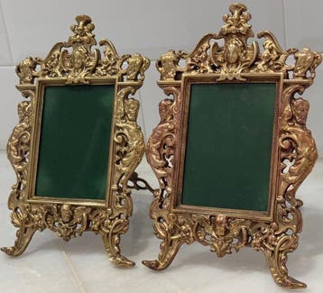 Cadre photo (2) - Bronze doré