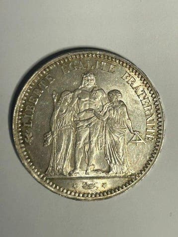 Frankrijk. IIIe République (1870-1940). 5 Francs 1873-A,, Postzegels en Munten