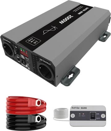 Zuivere Sinus Omvormer 2000W | Tweede kansje | OP = OP, Caravanes & Camping, Verzenden