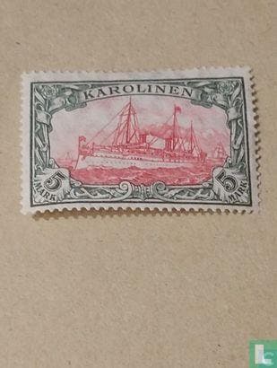 Duitse Koloniën - Karolinen - Keizerlijk jacht   - 1900, Timbres & Monnaies, Timbres | Océanie, Envoi