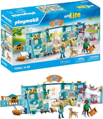 Playmobil Dierenhotel 191dlg | Retour deal | Sla nu toe, Kinderen en Baby's, Speelgoed | Playmobil, Verzenden, Nieuw