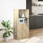 vidaXL Keukenkast 57x41,5x131,5 cm bewerkt hout sonoma, Verzenden, Nieuw