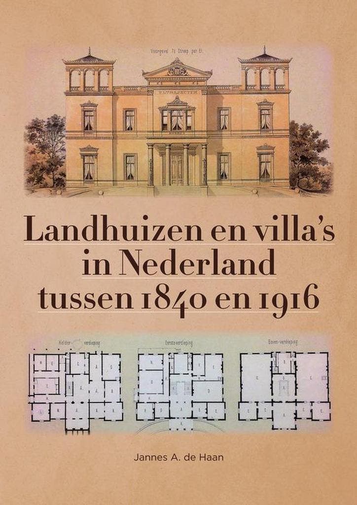 Landhuizen en villa’s in Nederland tussen 1840 en 1916, Boeken, Kunst en Cultuur | Architectuur, Zo goed als nieuw, Verzenden
