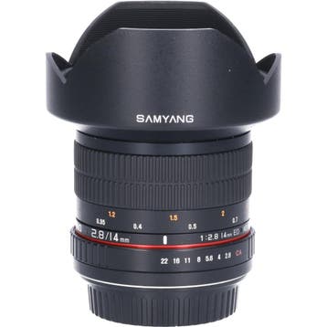 Tweedehands Samyang 14mm f/2.8 ED AS IF UMC Canon AE CM2430, Ophalen of Verzenden, Gebruikt, Overige typen